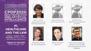 CPDP 2020: AI, Healthcare and the Law.