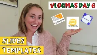 SLIDES TEMPLATES and Games for Teachers | Slidesgo, Slides Carnival, Slides Mania | VLOGMAS DAY 6