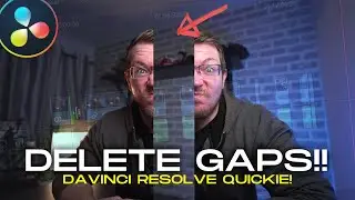 Delete GAPS on the Timeline Quickly - Davinci Resolve QUICKIE