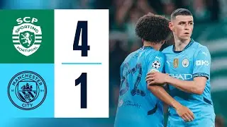 HIGHLIGHTS Sporting CP 4-1 Man City | Foden, Gyorkeres hat-trick & Araujo goals