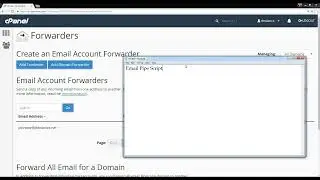 How to forward email to any other email or pipe to a program in cPanel - Course +HD + Latest - P49