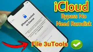 iOS 15.6 Bypass iCloud Unlock iPhone X Using File 3uTools ! iCloud Unlock