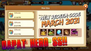 New Redeem Code March 2021 Dapat Hero SS !! - Epic Treasure