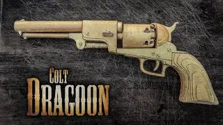 How to make CARDBOARD Colt Dragoon | Highly Detailed | Free Templates / REVÓLVER FAROESTE DE PAPELÃO