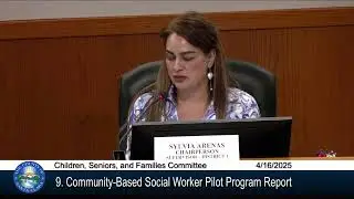 County of Santa Clara Children, Seniors, and Families Committee Meeting April 16 ,  2025 