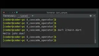 Cascade Operator in Dart Programming Language