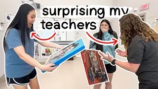 i surprised my art teachers with custom paintings...