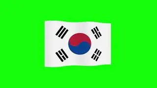 Green Screen Flag of South Korea | Free Download