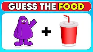 Guess The Food By Emoji | Food And Drink Emoji Quiz