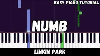 Numb - Linkin Park (Easy Piano Tutorial)