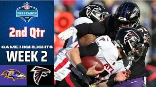 Baltimore Ravens vs Atlanta Falcons Full 2nd Qtr | Aug 17 | 2024 NFL Highlights Preseason Week 2