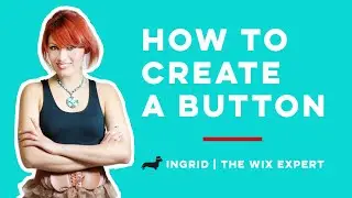 How to create, design and link a button using Wix.com