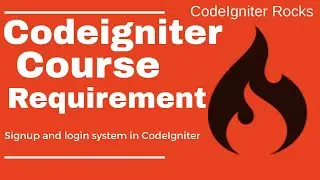 Sign up system in Codeigniter | Login and register in Codeigniter  | Sign in system in Codeigniter