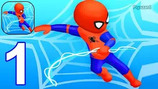 Web Master: Stickman Superhero - Gameplay Walkthrough Part 1 All Levels Spider-Stickman (Android)