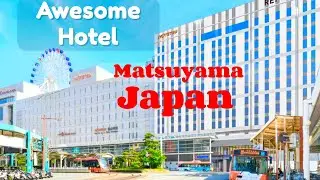 Awesome hotel with Great location -Ref Matsuyama city station hotel by vessel hotel in Shikoku Japan