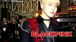 BTS REACTION TO PWF (NEW ANGLE) + BANGPINK MOMENTS/MMA 2016