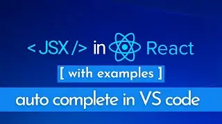 JSX / HTML writing problem in react js project || Emmet for JSX in VS Code || JSX auto complete