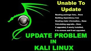 Class 6 - Fix Unable to Update in Kali Linux | 0 upgraded, 0 newly installed, 0 to remove and 0 not