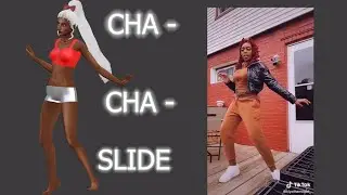 CHA - CHA slide TIKTOK Animation for Sims4 (FREE)