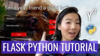 How to code a WEB APP using Flask (Flask Python Tutorial for Beginners) ft ~*doggo roulette*~