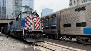 Nonstop Metra & Amtrak Trains in Chicago! | Evening Rush Hour