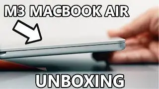 🖇Macbook Air M3 ✰ Aesthetic Unboxing | 13 inch Silver💻New Laptop For Productivity #unboxing