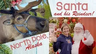 I met Santa Claus! And his reindeer!! Learn how reindeer stay warm at the North Pole!