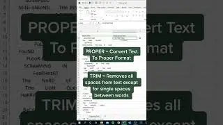 How to clean text in Excel 