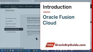 Oracle Fusion Cloud Applications - Introduction | OracleErpGuide.com