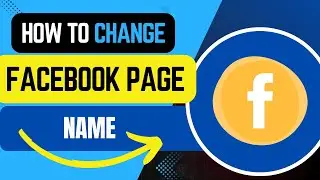 How to change Facebook page name 2024