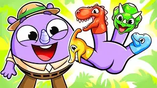 Dino Finger Family 🖐🦖 | The Dino World Song | Kids Songs 🐱🐨🐰🦁And Nursery Rhymes by Baby Zoo