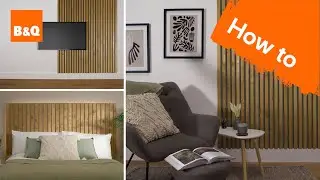 How to create slatted wall panelling