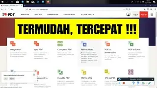 TERMUDAH, TERCEPAT !!!! Cara Convert PDF to Word, Word to PDF, Compress PDF