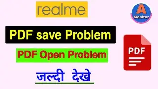 Pdf save problem realme - how to save pdf in Realme