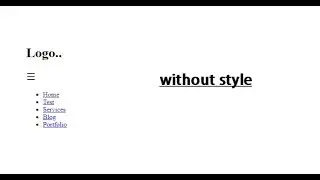 How to create hamburger menu With HTML, CSS, & JAVASCRIPT