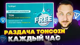 Получаем криптовалюту TONCOIN на пассиве каждый час / Супер простой заработок в интернете