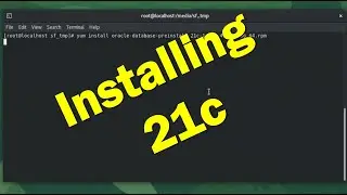 How to install Oracle Database 21c software on Linux