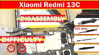 Xiaomi Redmi 13C 23108RN04Y Disassembly in detail Take apart