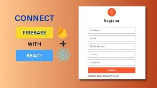 Connect Firebase Database With React | How To Use Firebase Database For Website | 