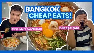 10 BANGKOK Budget Restaurants & Stalls • Filipino w/ ENG Sub • The Poor Traveler