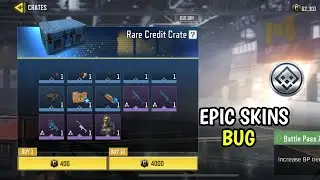 *NEW* Codm Epic Skins Rare Bug | Must Go For It