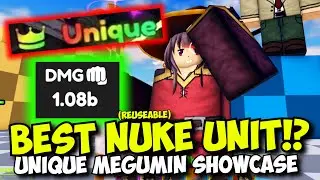 Megumin 6 Star's UNIQUE BUFF = 1 BILLION DAMAGE OP NUKE! | Astd Showcase