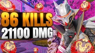 Loba 86 Kills and 21,100 Damage Gameplay Wins - Apex Legends (No Commentary)