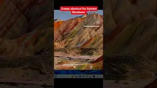 How to create shortcut for system shutdown. #trending #shortcut #computer #shutdown #technology