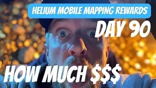 90 Days! Helium MOBILE Crypto Rewards - How Much $$$ Have I Made in 90 Days Mining Crypto?