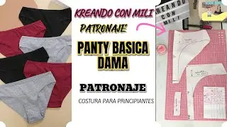 Patronaje FACIL: PANTY DE DAMA - Patronaje a la medida