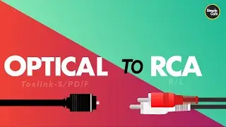 How to Connect Speakers to TV [Optical to RCA]