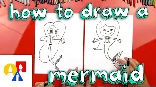 How To Draw A Mermaid