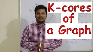 k-cores of an undirected graph | degeneracy | Graph Theory