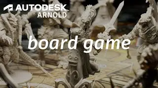 Arnold tutorial - How to render a board game in MtoA